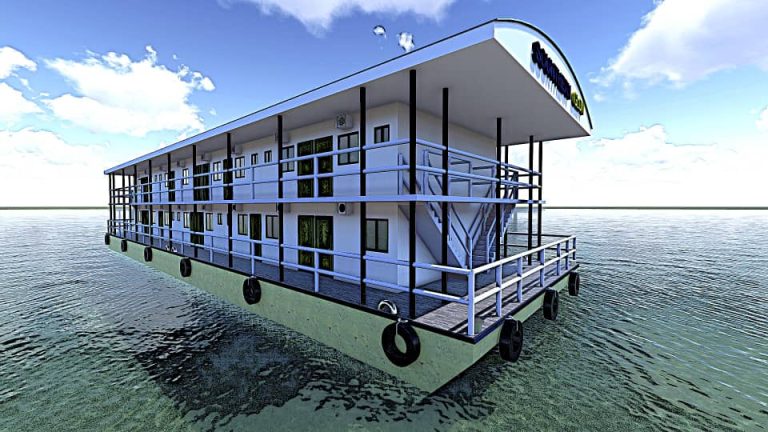 FABRICATION OF SOUTHERNGLOW 60-MAN HOUSEBOAT